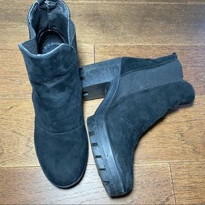 Topshop Black Booties